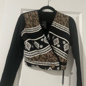 SISTE’S knitwear black cardigan